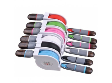 Выдвижной кабель передачи данных Синий