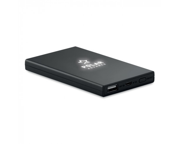 Повербанк 4000 Light up черный