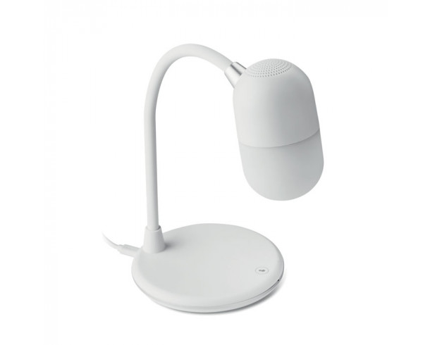 Док станция и настольная лампа Capusla белый